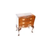 A Nice Shaped Front Mahogany Chest of Four Drawers