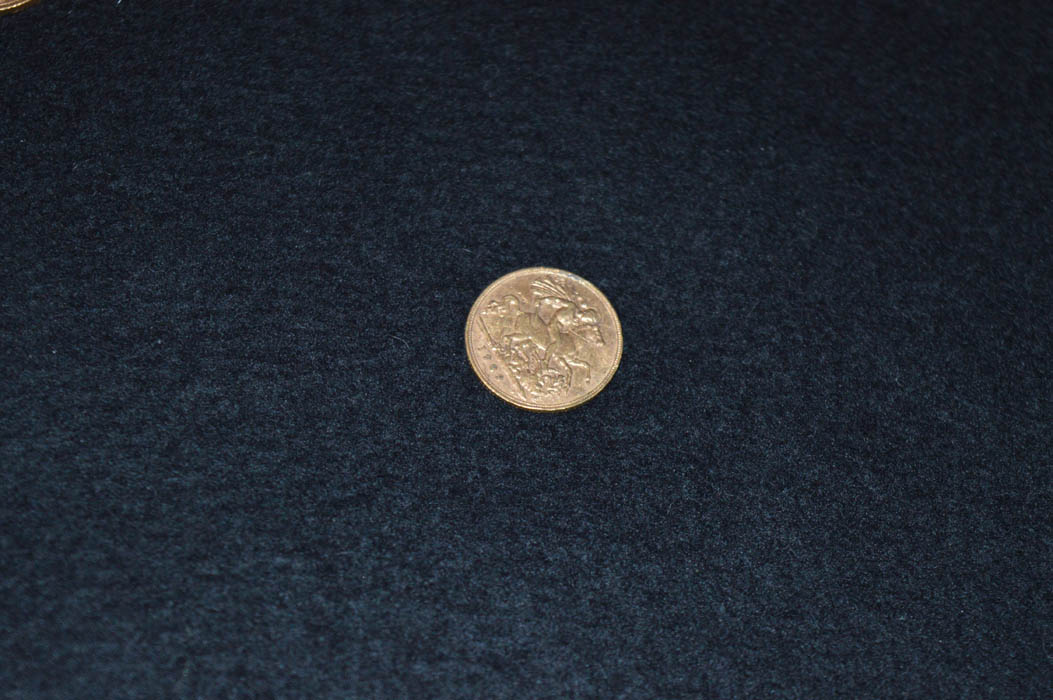 A 1899 Gold ½ Sovereign