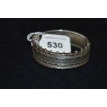 A Victorian Silver Cuff Bangle, Birmingham 1882