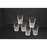 A Set of Six Waterford Crystal Tumblers