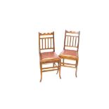A Pair of Oak Hall Chairs