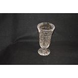 A Waterford Crystal Footed Vase