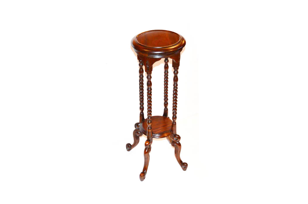 A Mahogany Plantstand