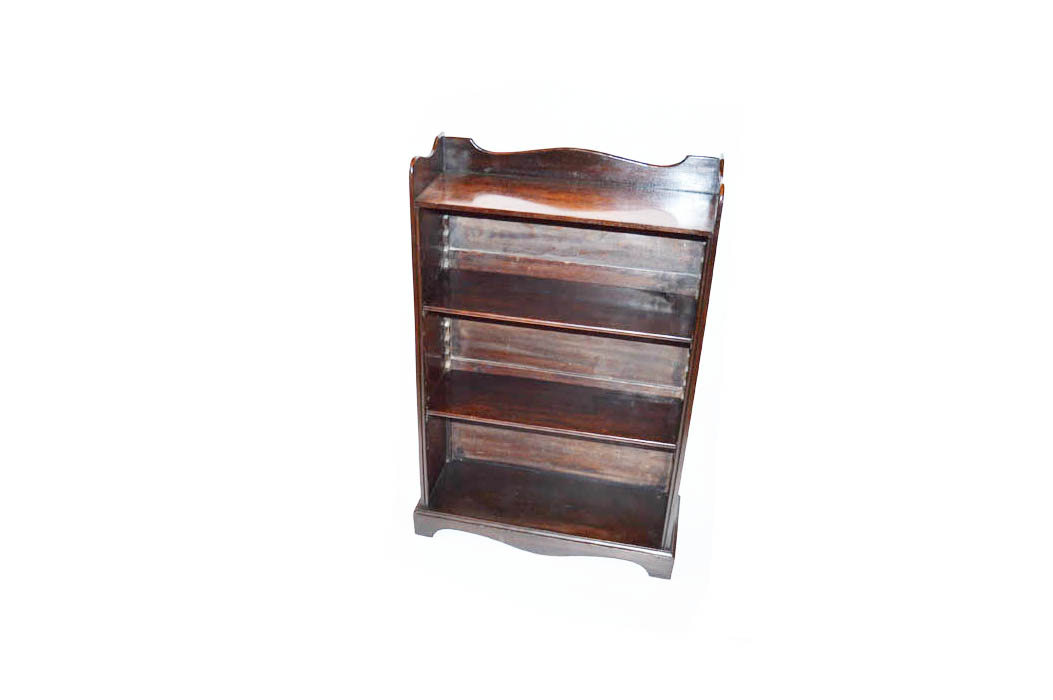 A Set of Open Mahogany Bookshelves