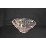 A Large Waterford Crystal Fruit Bowl