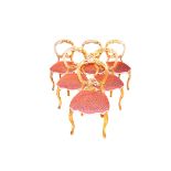 A Very Good Set of Six Balloon Back Dining Room Chairs