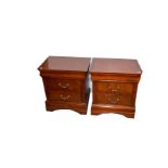 A Nice Pair of Mahogany Bedside Cabinets