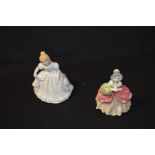 Two Royal Doulton Figurines 'Amanda' and 'Cisse'
