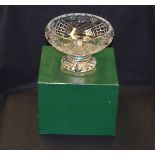 A Tyrone Crystal Footed Bowl in their Presentation Box