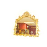 A Very Nice Gilt Framed Overmantle