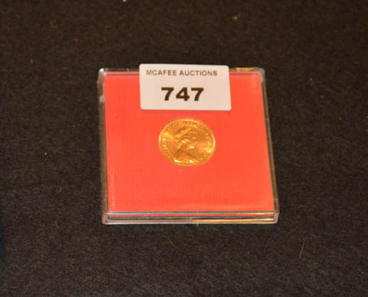 A 1992 Gold Sovereign