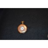 A Gold Plated Half Hunter Pocket Watch