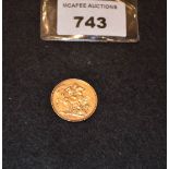 A 1900 Gold Sovereign