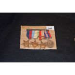 A Bar of Four Medals