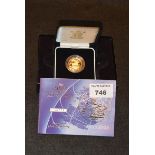 A 2003 Gold Proof Sovereign