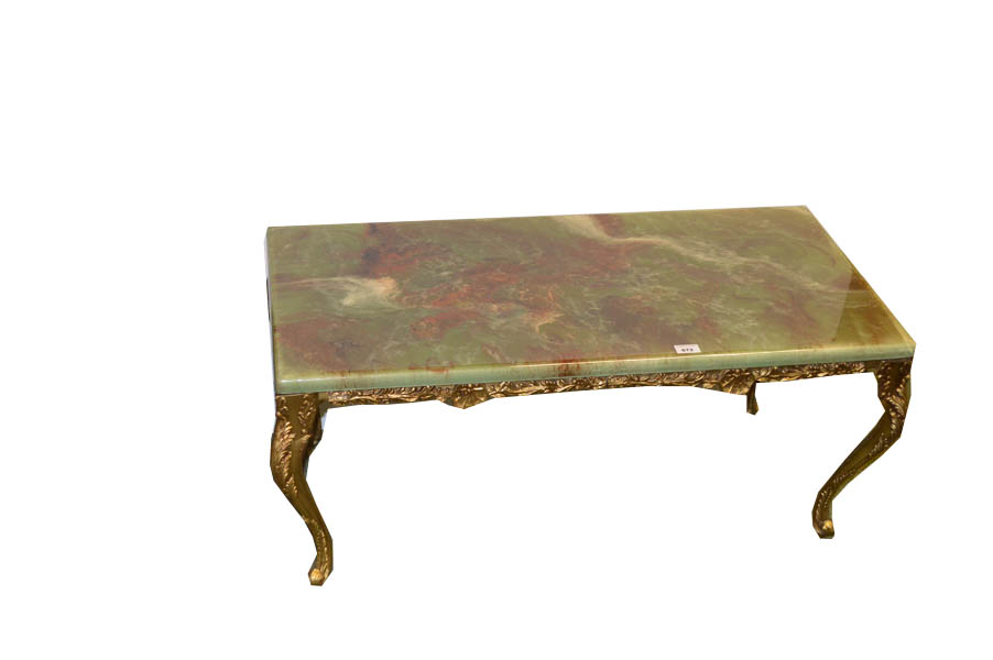 An Onyx Style Top Coffee Table
