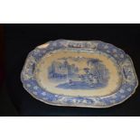 A Early Large Blue and White Platter