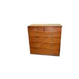 A Very Nice Mahogany Chest of Six Drawers