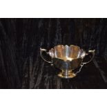 A Heavy Silver Two Handled Bowl, Sheffield 1937 Mapin & Webb