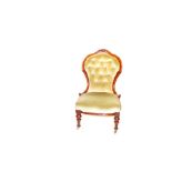A Mahogany Framed Upholstered Ladies Chair