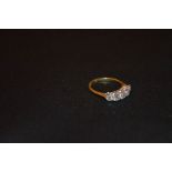 An 18ct Yellow Gold Five Stone Diamond (1.5ct) Ring
