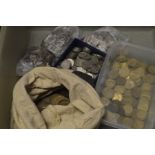 A Large Box of Assorted Coins