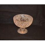 A Tyrone Crystal Footed Bowl