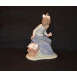 A Nao Figurine 'Girl with Dog'