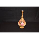 A Very Nice Royal Worcester Hand Painted Vase, Signed Sedgley