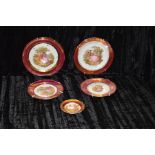 A Good Collection of Limoges Plates and Other Pieces