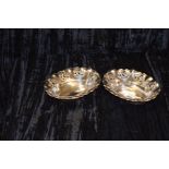 A Pair of Art Nouveau Silver Dishes, Birmingham 1904