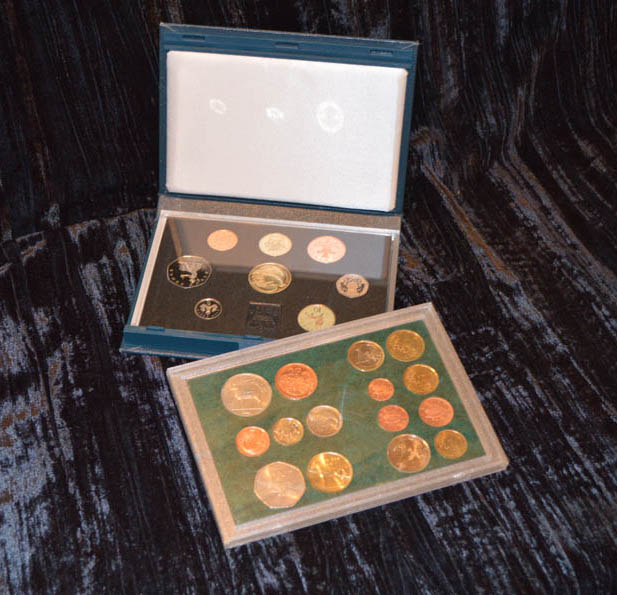 A 1995 Uk Proof Coin Set and a 2002 Coin / Euro Set