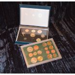 A 1995 Uk Proof Coin Set and a 2002 Coin / Euro Set