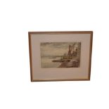 A Watercolour 'Thames from Tower Bridge' - Joseph Stocks