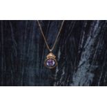 A 14ct Gold Alexandrite Pendant