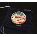 A Harrods Estee Lauder 'America the Beautiful' Solid Perfume Compact