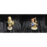 Two Hummel Figurines 'Apple Tree Girl' and 'Village Boy'