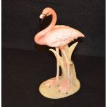 A Porcelain Figurine of a Flamingo