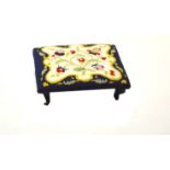 A Tapestry Top Footstool
