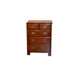 A Mahogany Chest of Five Drawers