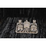 A Four Piece Crystal Dressing Table Set