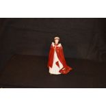 A Royal Worcester Queens 80th Birthday Figurine