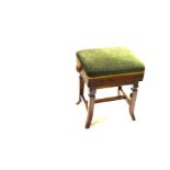 A Superb Victorian Rosewood Rise and Fall Piano Stool