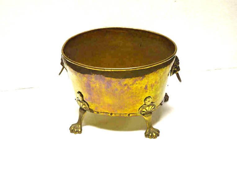 A Good Brass Oval Coal Bucket