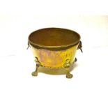 A Good Brass Oval Coal Bucket