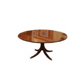 A Good Circular Breakfast Table On Centre Pedestal