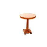 A Nice Circular Walnut Occasional Table