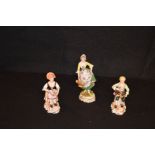 A Lot of Three Oriental Figurines