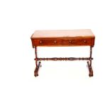 A Good Mahogany Side / Hall Table, Two Drawers