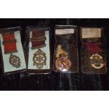 A 1946 Masonic Medal, a 1950's Masonic Boys Medal and Two Others